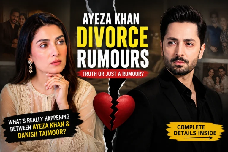Ayeza Khan Divorce Rumours What Is Really Happening Between Ayeza Khan and Danish Taimoor?