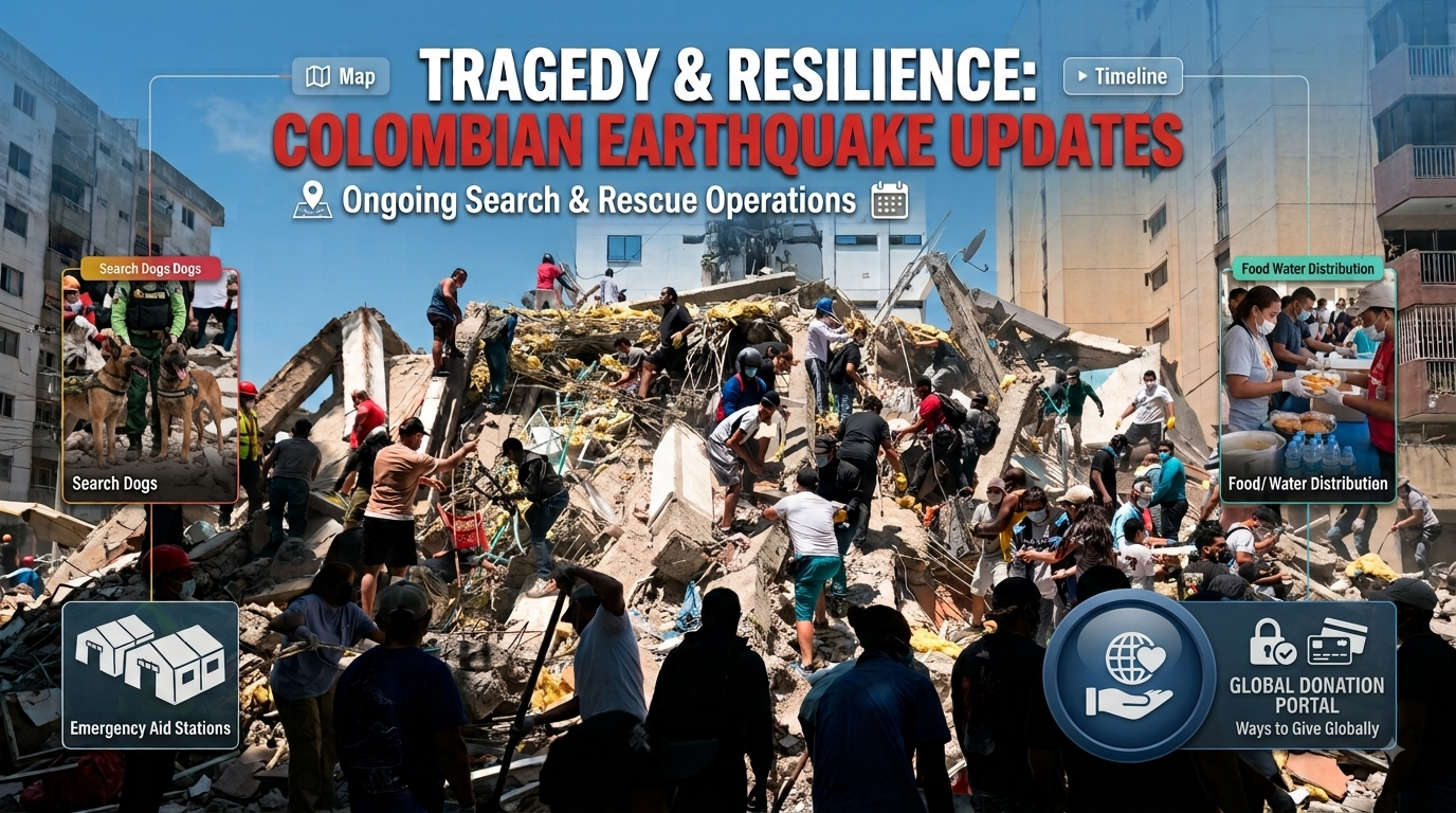 7.4 Magnitude Shock Colombia Faces Major Earthquake Disaster