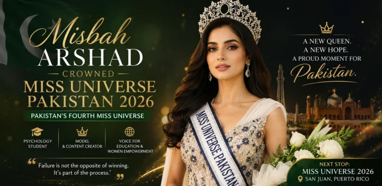 Misbah Arshad, Miss Universe Pakistan 2026