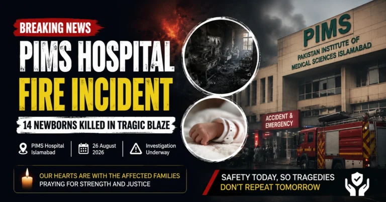 PIMS Hospital Fire Incident 14 Newborns Killed in Tragic Islamabad Hospital Blaze