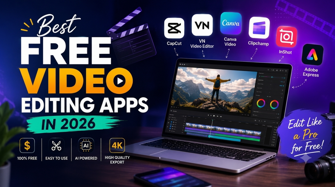 Best Free Video Editing Apps in 2026