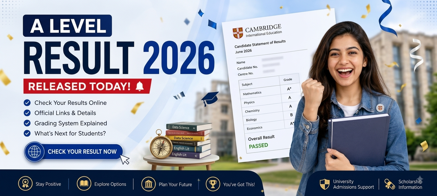 A Level Result 2026 Cambridge Results Released – Check Now