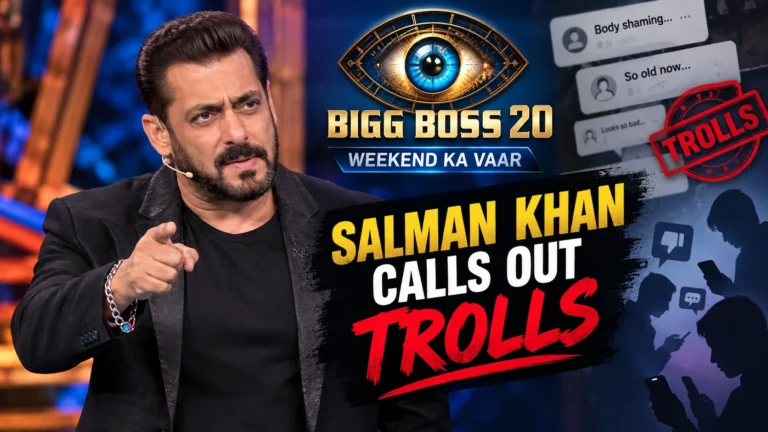 Bigg Boss 20 Weekend Ka Vaar Salman Khan Calls Out Trolls and Body-Shaming