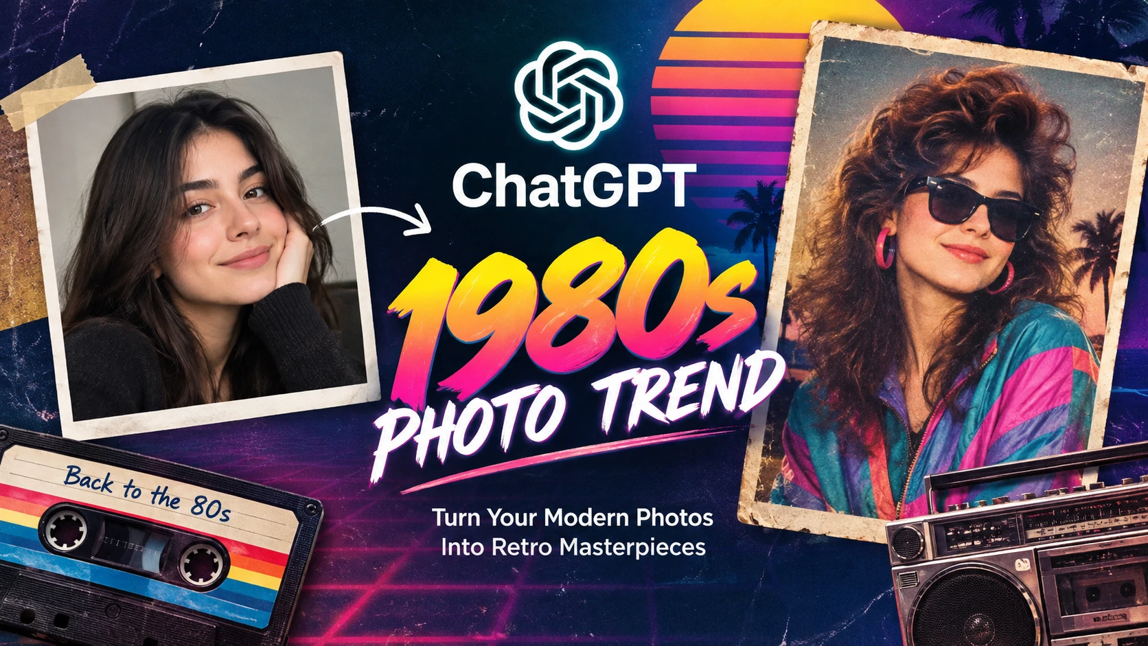 ChatGPT 1980s Photo Trend Why Everyone Is Turning Their Pictures Retro