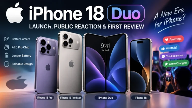 IPhone 18 Pro,Pro Max and iPhone Duo Launch Public Reaction and First Review
