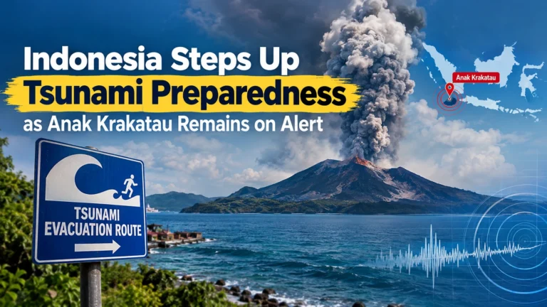 Indonesia Steps Up Tsunami Preparedness as Anak Krakatau Remains on Alert