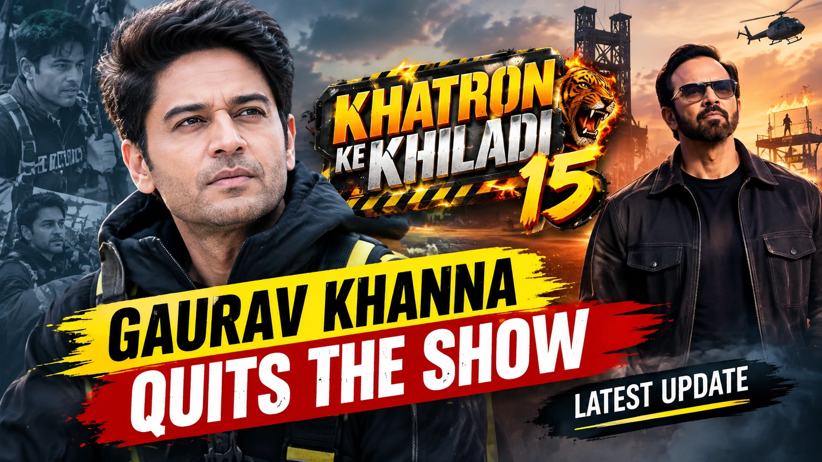 Khatron Ke Khiladi 15 Latest UpdateGaurav Khanna Quits the Show