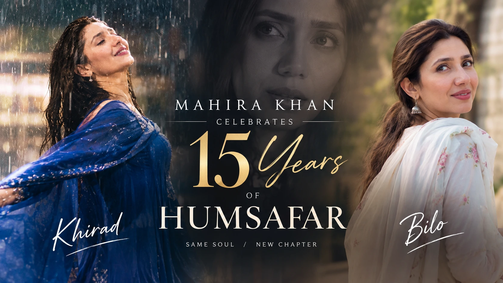 Mahira Khan Celebrates 15 Years of Humsafar With Iconic Rain Twirl