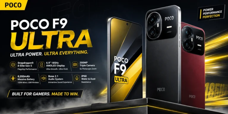 POCO F9 Ultra The New Smartphone Built for Gamers and Power Users