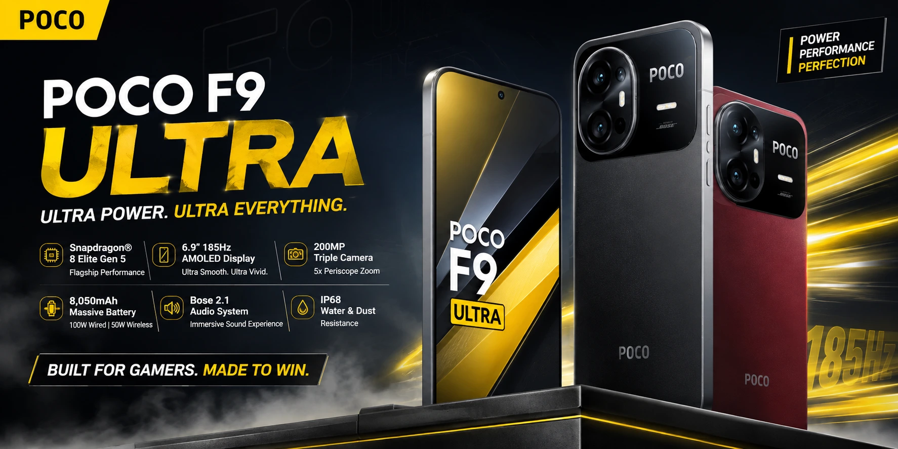 POCO F9 Ultra The New Smartphone Built for Gamers and Power Users