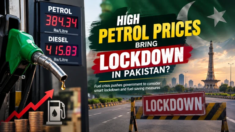 Pakistan Considers Smart Lockdown as Petrol Prices Surge