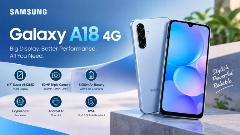 Samsung Galaxy A18 4G Launches With 90Hz Super AMOLED Display