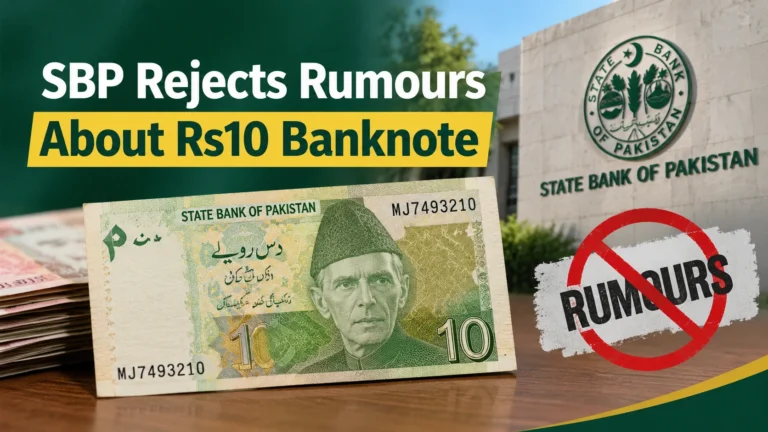 SBP Rejects Rumours About Rs10 Banknote Discontinuation