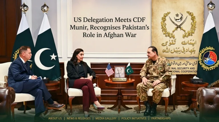 US Delegation Meets CDF Munir, Recognises Pakistan’s Role in Afghan War