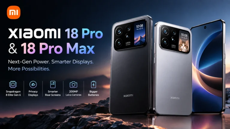 Xiaomi 18 Pro and 18 Pro Max Launch With Next-Gen Snapdragon Power