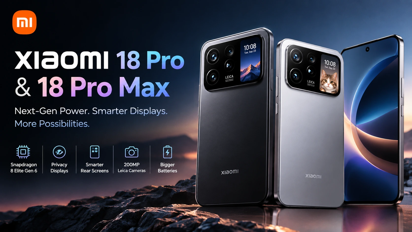 Xiaomi 18 Pro and 18 Pro Max Launch With Next-Gen Snapdragon Power