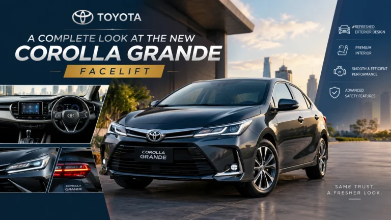 A Complete Look at the New Toyota Corolla Grande Facelift