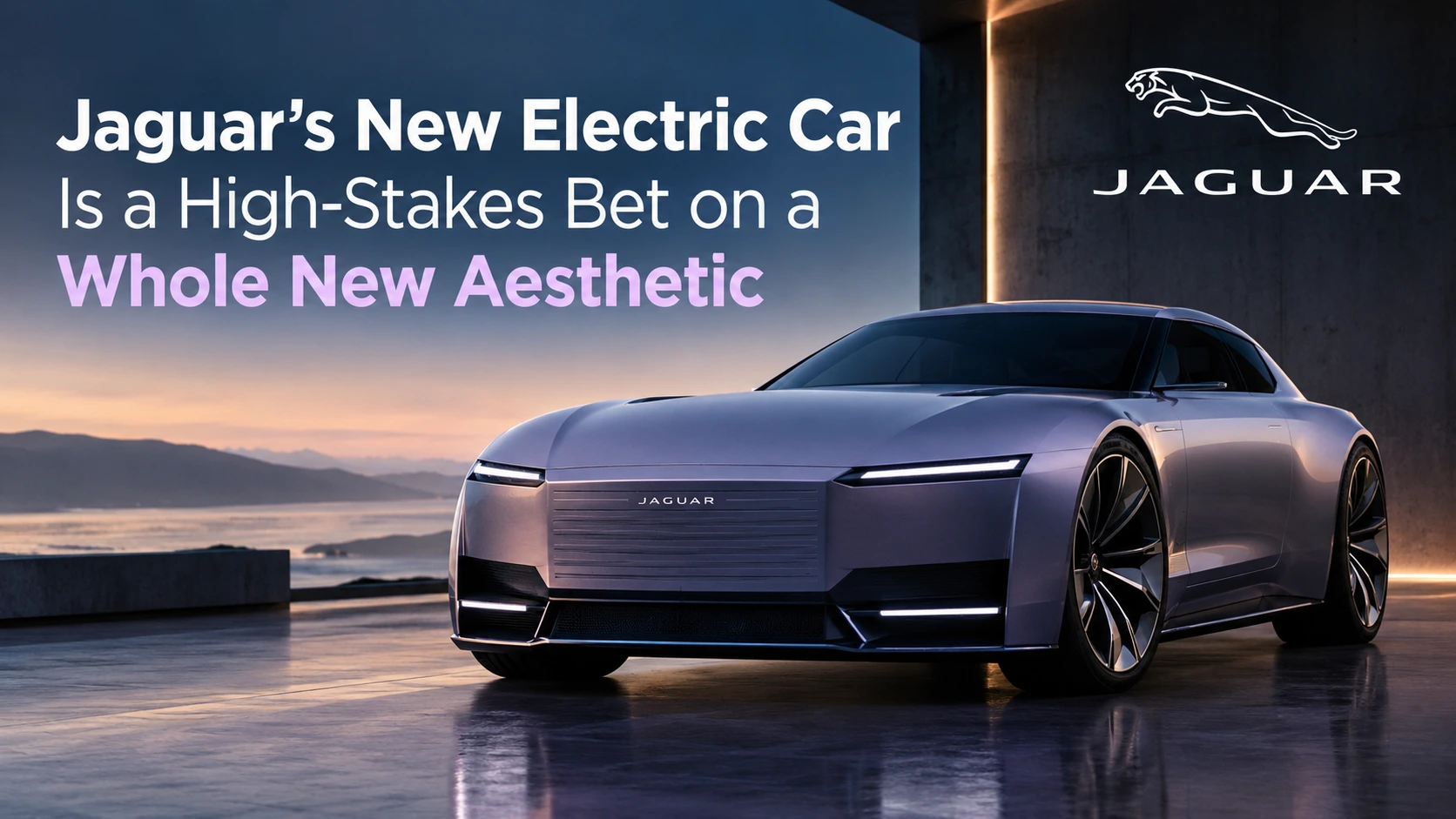 Jaguar’s New Electric Car Is a High-Stakes Bet on a Whole New Aesthetic