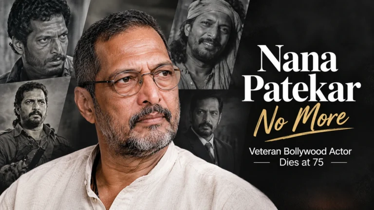 Nana Patekar No More Veteran Bollywood Actor Dies at 75