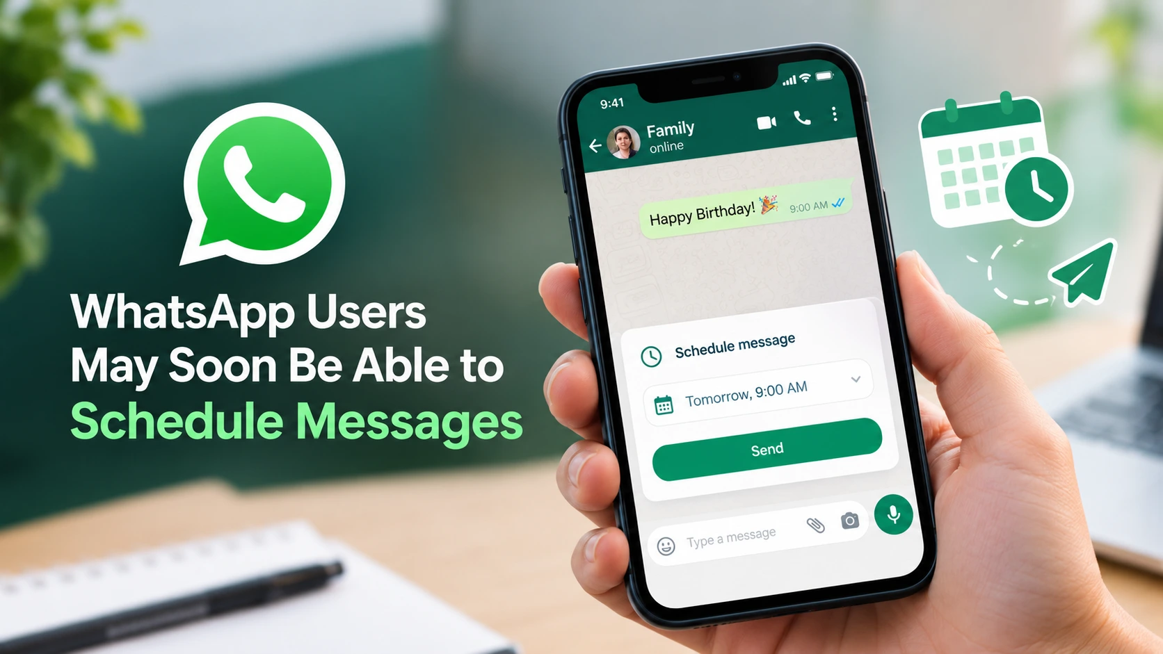 WhatsApp Users May Soon Be Able to Schedule Messages